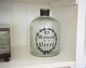 Rustic Glass Jug-Home Decor