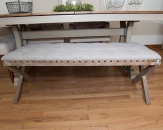 Kirklands Kenzie Upholstered Bench