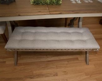 Kirklands Kenzie Upholstered Bench