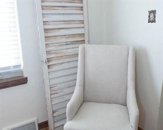 Tall Back Upholstered Dining Chair