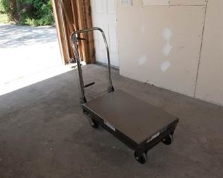 Rolling Haul Master Hydraulic Table Cart
