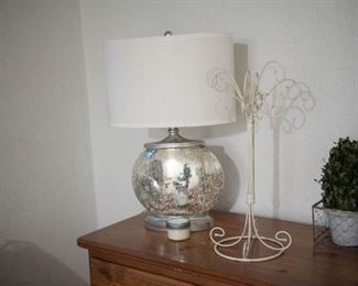 Mirrored Table Lamp