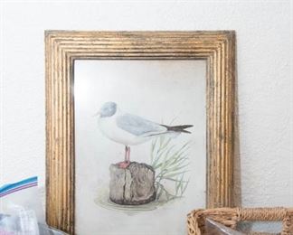 Rustic Frame Bird Wall Art