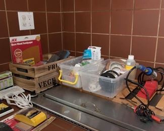 Sand Paper, Drop Cloths , Solder Iron