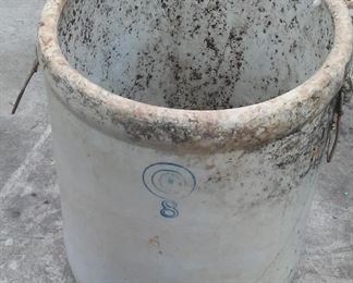 SEVERAL PRIMITIVE CROCK POTS & BUTTER CHURNS TO CHOOSE FROM