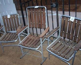 1950s Aluminum Patio Chairs