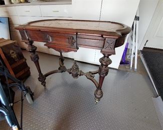 Beautiful antique marble topped table