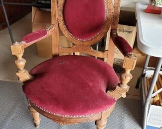 Stunning Victorian parlor chair