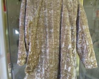 Back View - Ladies drape coat