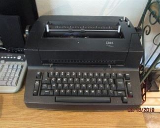 IBM electric typewriter.