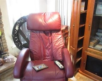 Motorized chair.  Very nice. 