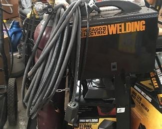 We just took this out of the box brand new Chicago Electric Welding 