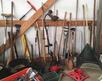 Huge assortment of yard tools!