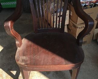 Vintage well made desk chair