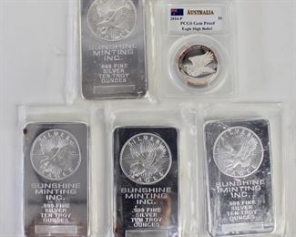 .999 Silver Bars