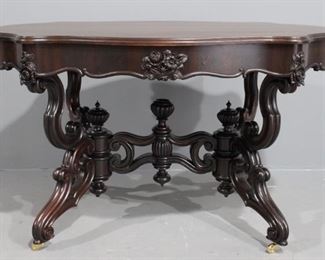 Renaissance Revival Center Table