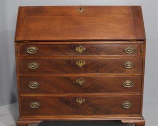 Period Cherry Slant Front Desk