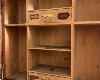 Vintage Kaufman's Oak Medicine Cabinet