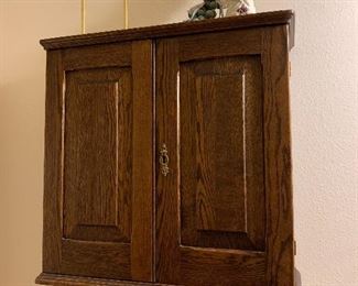 Vintage Kaufman's Oak Medicine Cabinet