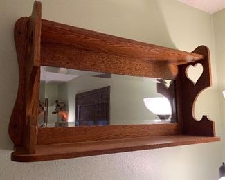 Heavy Mirrored Shelf