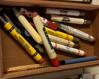 Vintage Advertising Pencils