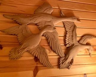 Carved Geese/Ducks