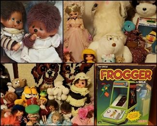 Monchhichi, Frogger, Vintage Toys