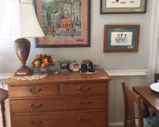 Hand crafted Oak Dresser