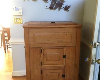 Large Antique Ice Box