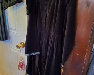 Black velvet  Solvang dress