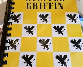 The very sought-after stuffed Griffin cook but these are out of print and have the best recipes in there for everything