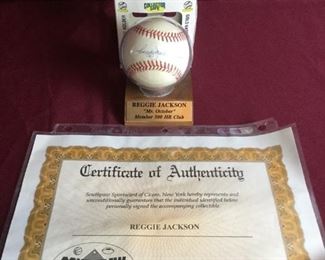 Reggie Jackson Autographed Baseball https://ctbids.com/#!/description/share/235826