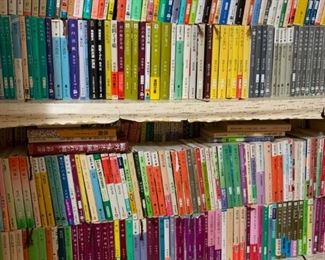 An entire library of Japanese books.