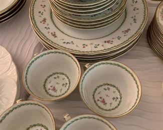 Beautiful selection of china. Many nice Limoges pieces.