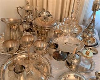 Get ready for the holidays with some great quality silverplate.