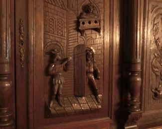 Detail of Carving on Door Panel