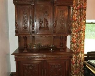 Very Nice French Huntboard 8'3"H 4'8"W 20"D