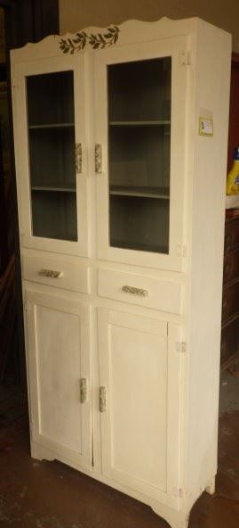 Vintage flat wall cupboard