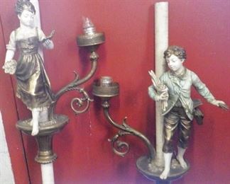 bronze figures