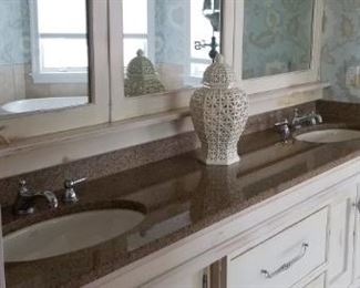 Master bath vanity
