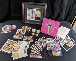 Marilyn Monroe Stamps and Coins