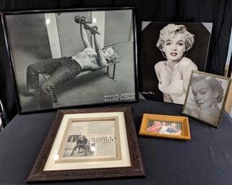 Collection of Marilyn Monroe photographs - 5 framed