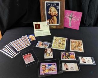 Marilyn Monroe Plaque, Ceremony program and stamps