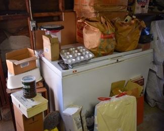 large deep freezer in working condition