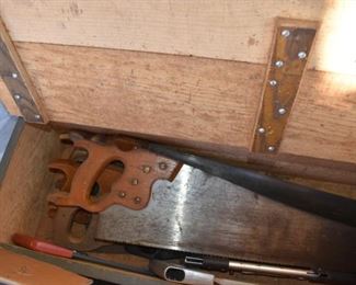 Antique Disston hand saws
