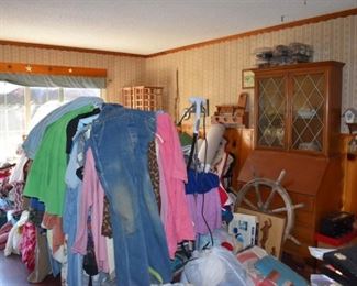 lots of XL and 2XL clothing