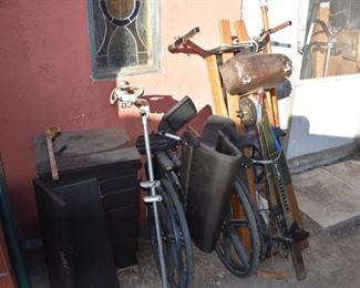 wheel chair and Nordic Track exercise machine