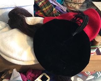 Vintage hats and clothes