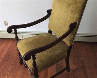 green chair