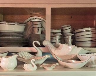 Lenox (Solitaire pattern) service for 8 with extras